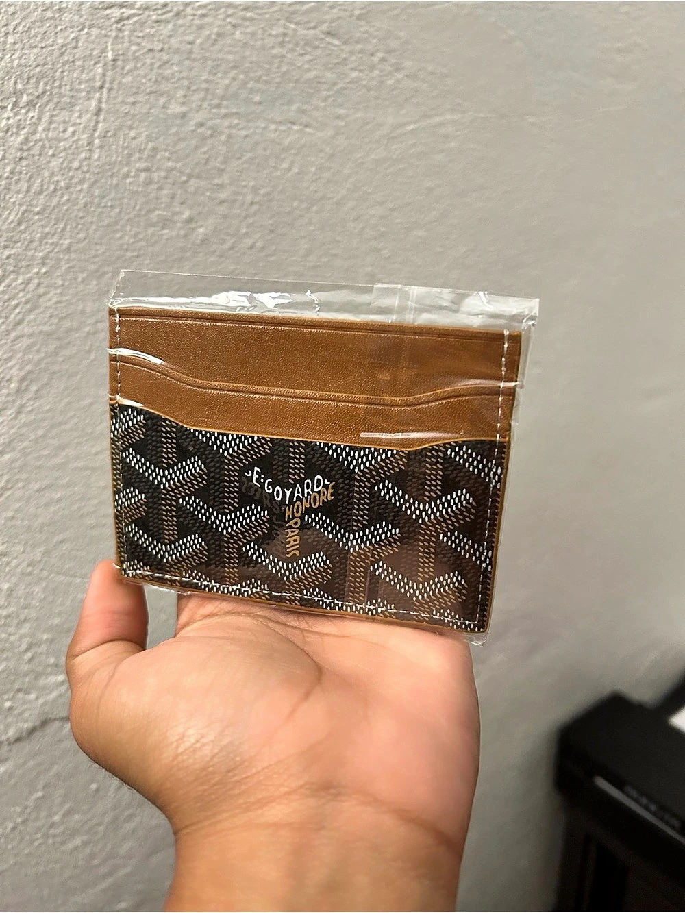 Goyard Black and brown Cardholder